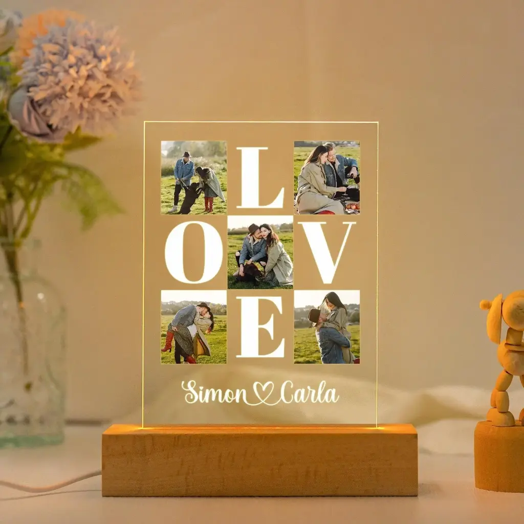 Couple Memory Lamp