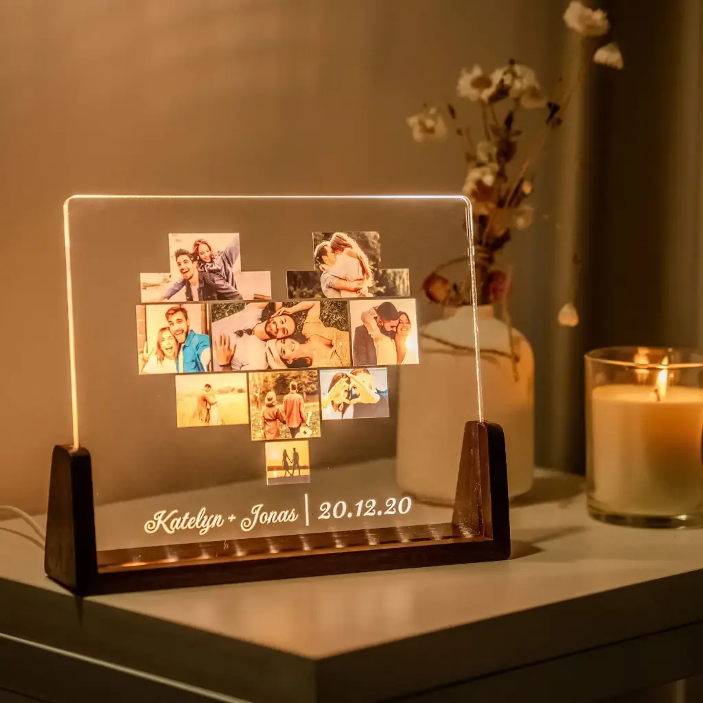 Custom Photo Collage LED Night Light