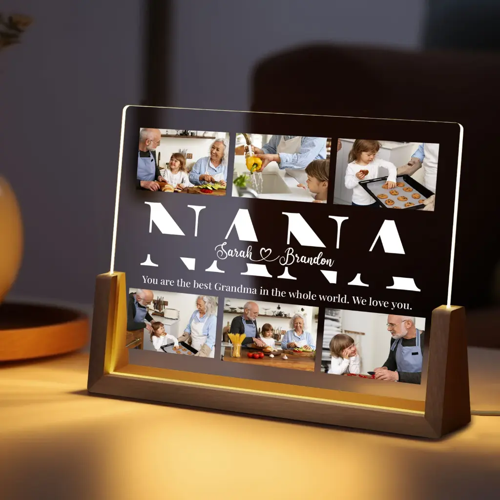 Personalized Nana Photo Night Light